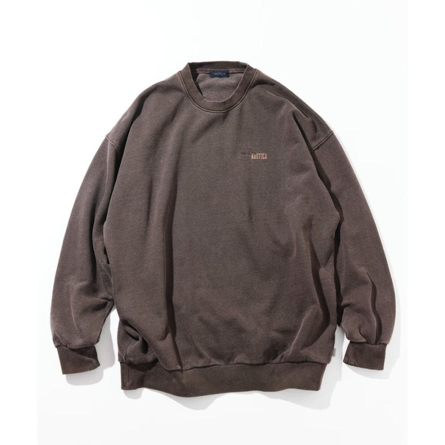 프릭스스토어 노티카 피그먼트 가공 히든 로고 크루넥 스웨트 3컬러 1023207500601