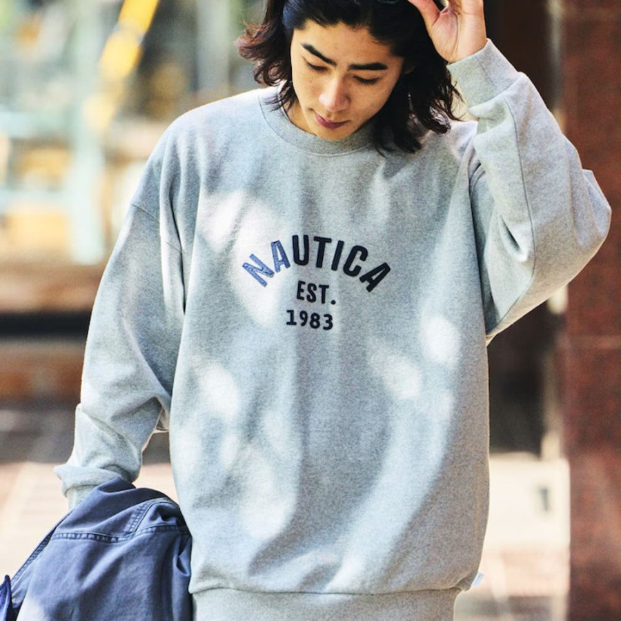 프릭스스토어 노티카 펠트 패치 아치 로고 크루넥 스웨트 3컬러 1023207500602