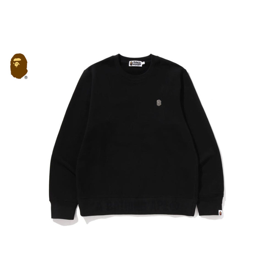 베이프 원포인트 크루넥 스웨트셔츠 4컬러 1L80113306