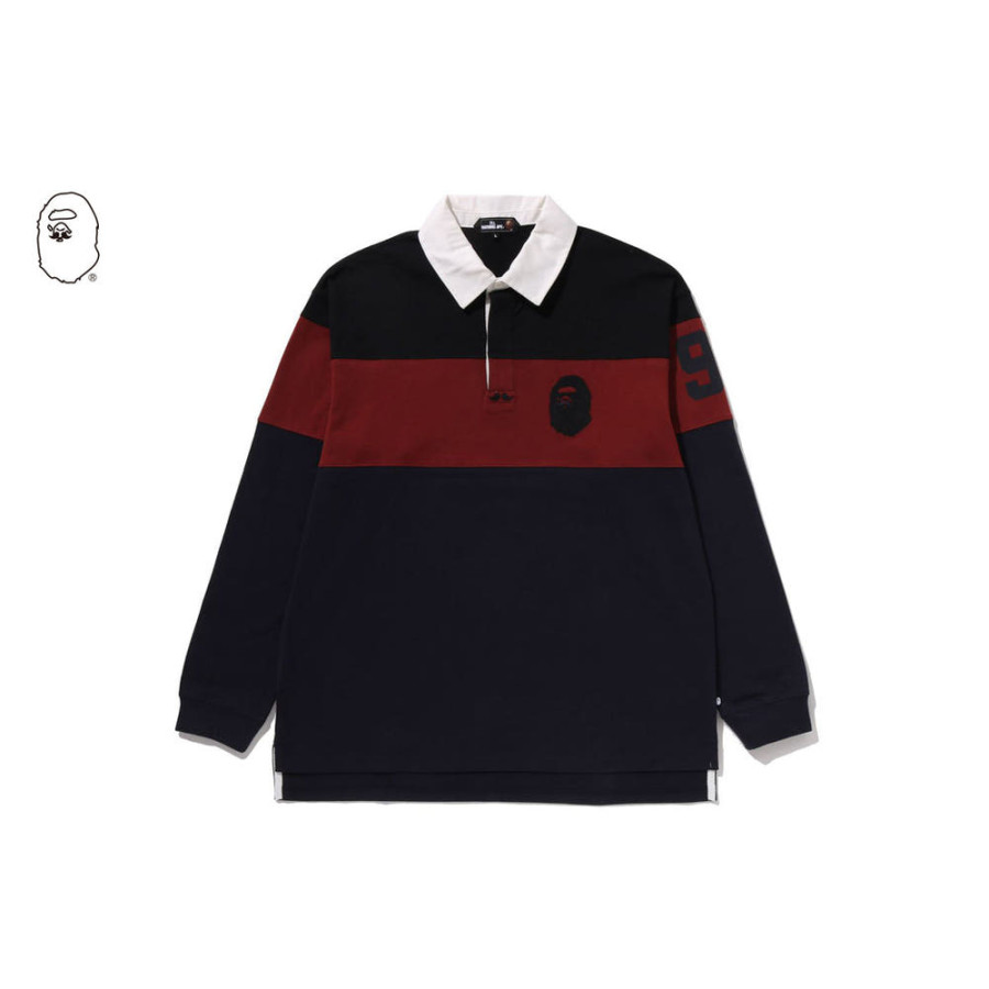 베이프 롱슬리브 럭비 폴로 2 2컬러 7L70112303