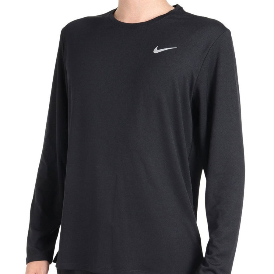 나이키 마일러 드라이 핏 UV 긴팔티 러닝탑 블랙 FB7071-010