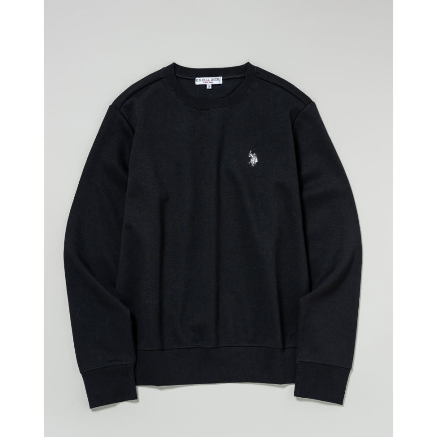 U.S. POLO ASSN. 유에스폴로에센 더블 호스맨 자수 스웨트 4컬러 PLM53328