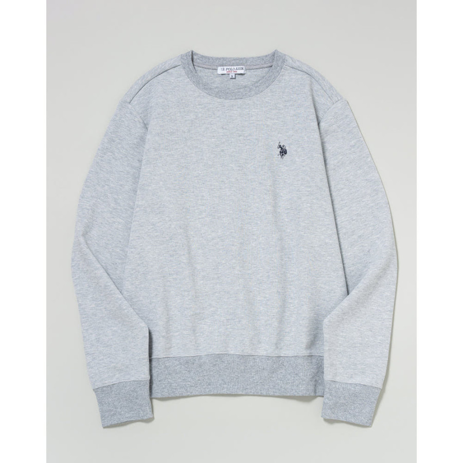 U.S. POLO ASSN. 유에스폴로에센 더블 호스맨 자수 스웨트 4컬러 PLM53328