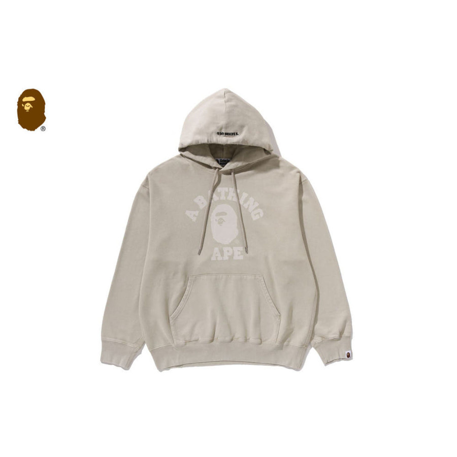 베이프 가먼트 다이 컬리지 풀오버 후디 3컬러 1L80114304