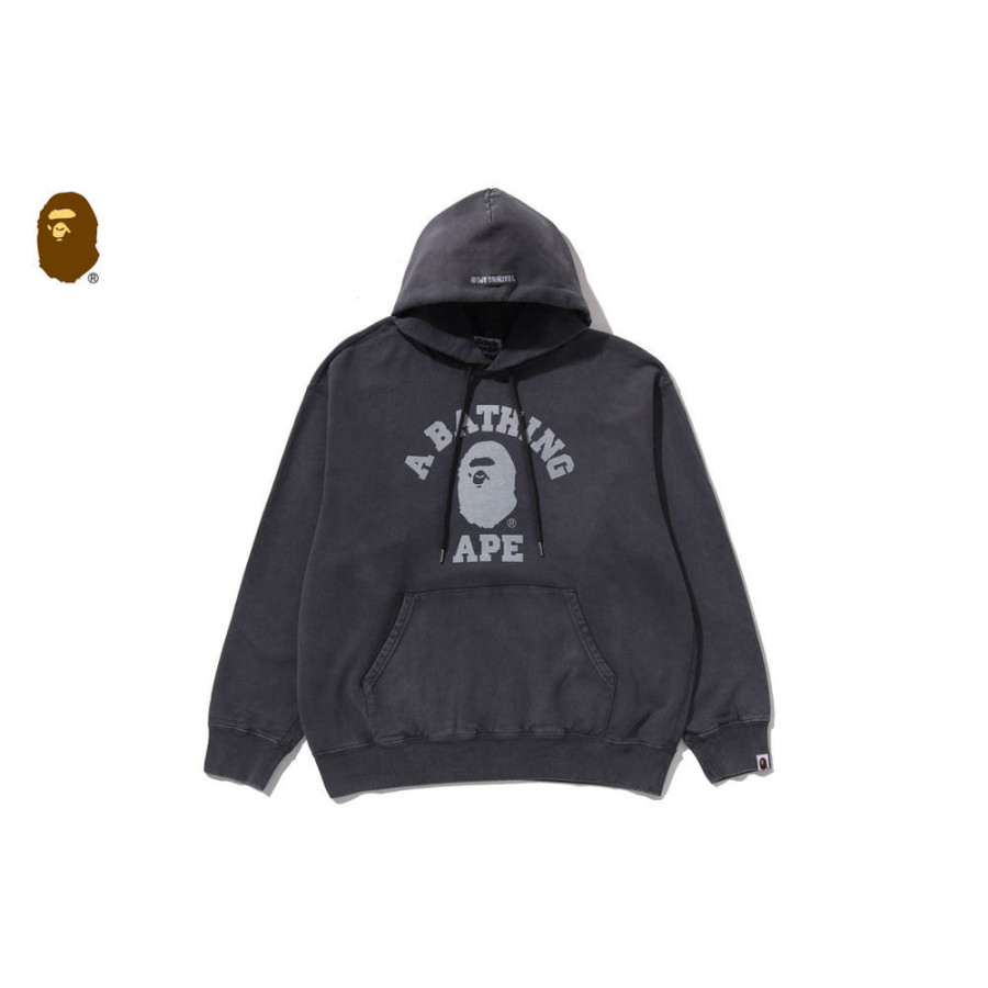 베이프 가먼트 다이 컬리지 풀오버 후디 3컬러 1L80114304