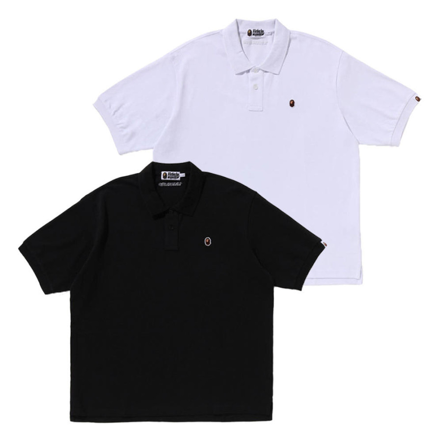 베이프 원포인트 릴렉스핏 폴로 셔츠 2컬러 1L80-112-301