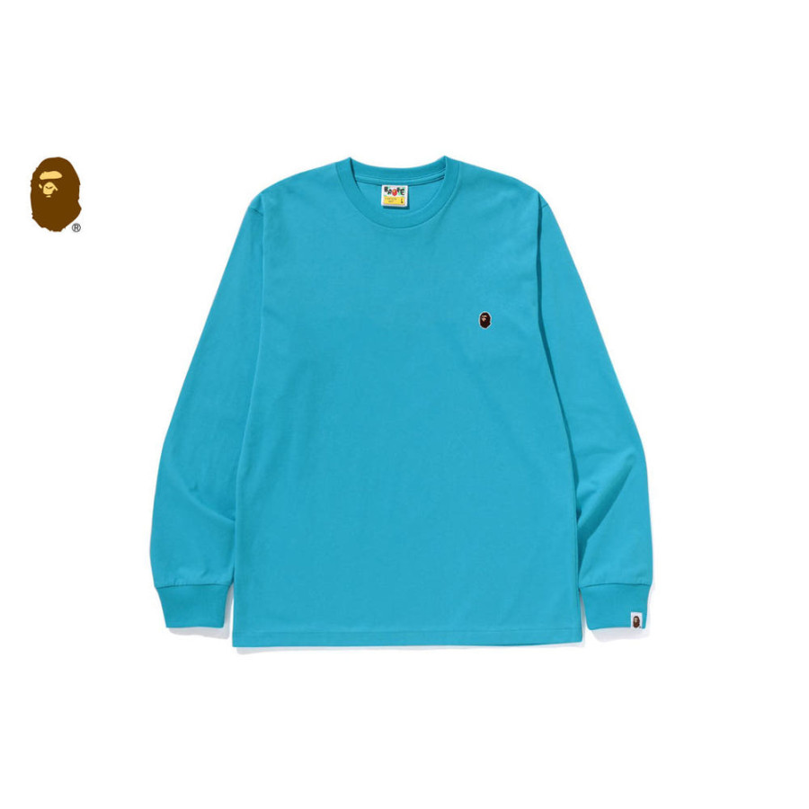 베이프 원포인트 롱슬리브 티셔츠 5컬러 1L80-111-002