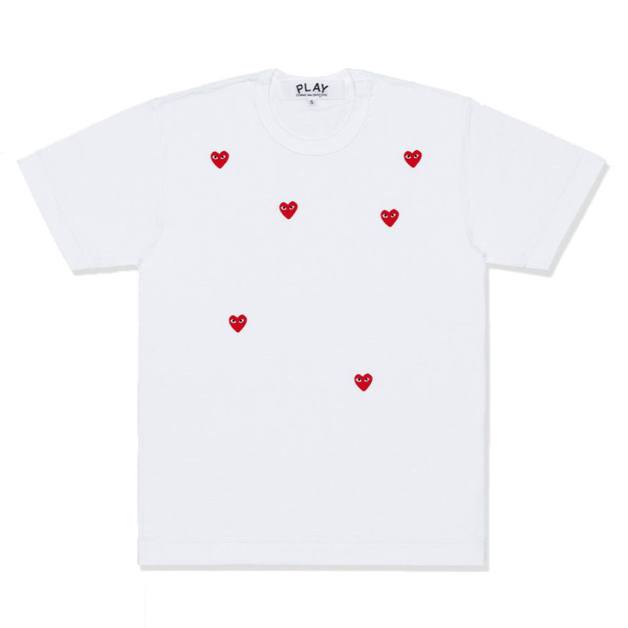 꼼데가르송 PLAY CDG 6 레드하트 반팔티 남녀공용 3컬러 AX-T338-051