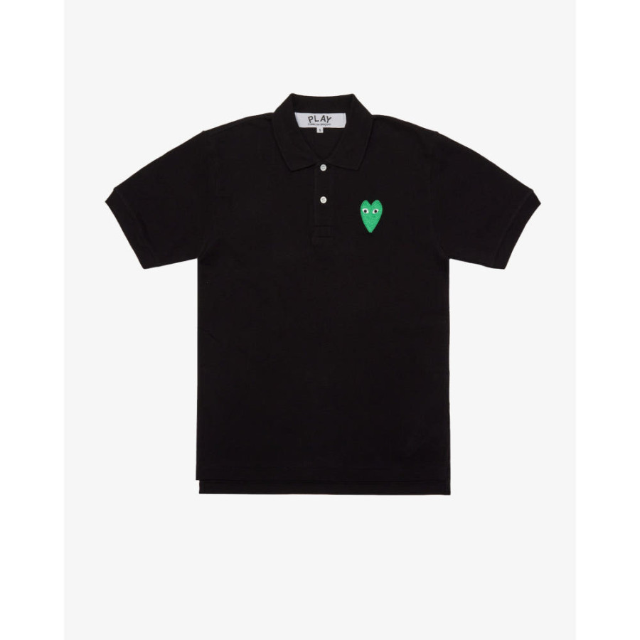 꼼데가르송 PLAY CDG 카라티 반팔 폴로 그린와펜 PK 3컬러 남녀공용 AX-T046-051