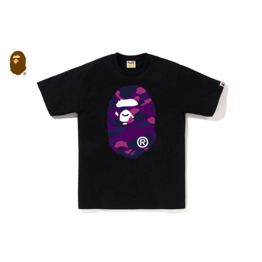 베이프 컬러 카모 빅 에이프 헤드 티셔츠 6컬러 1L80110017