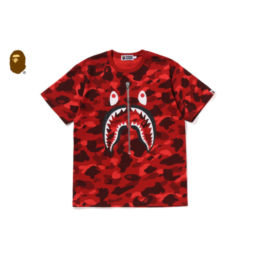 베이프 컬러 카모 에이프 페이스 스타 티셔츠 6컬러 1L80110019