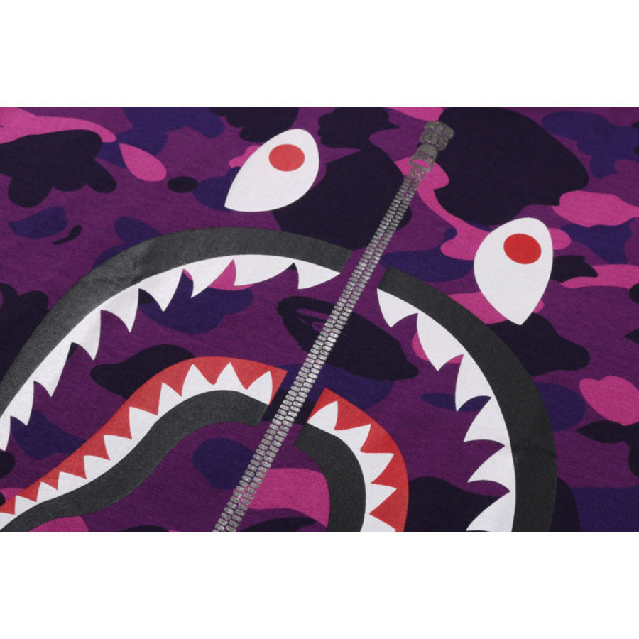 베이프 컬러 카모 샤크 티셔츠 3컬러 1L80109017