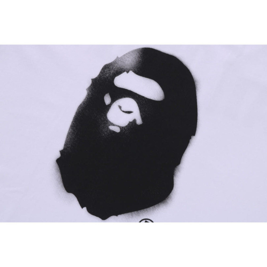 베이프 스프레이 프린트 에이프 헤드 릴렉스 핏 티셔츠 3컬러 1L80110334