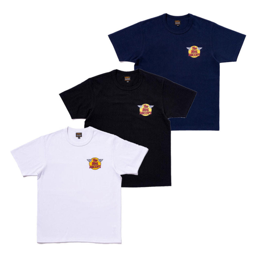 더 리얼 멕코이 멕코이 로고 티셔츠 3컬러 MC24004