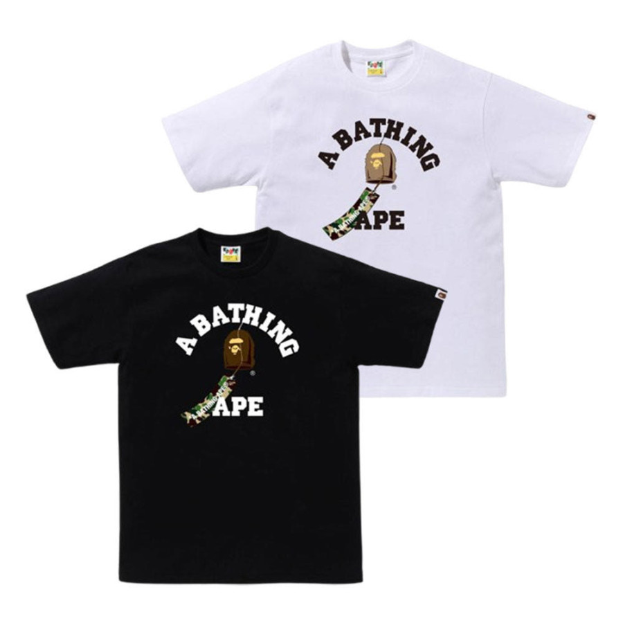 베이프 재패니즈 윈드 파임스 콜리지 티셔츠 2컬러 1L72110026