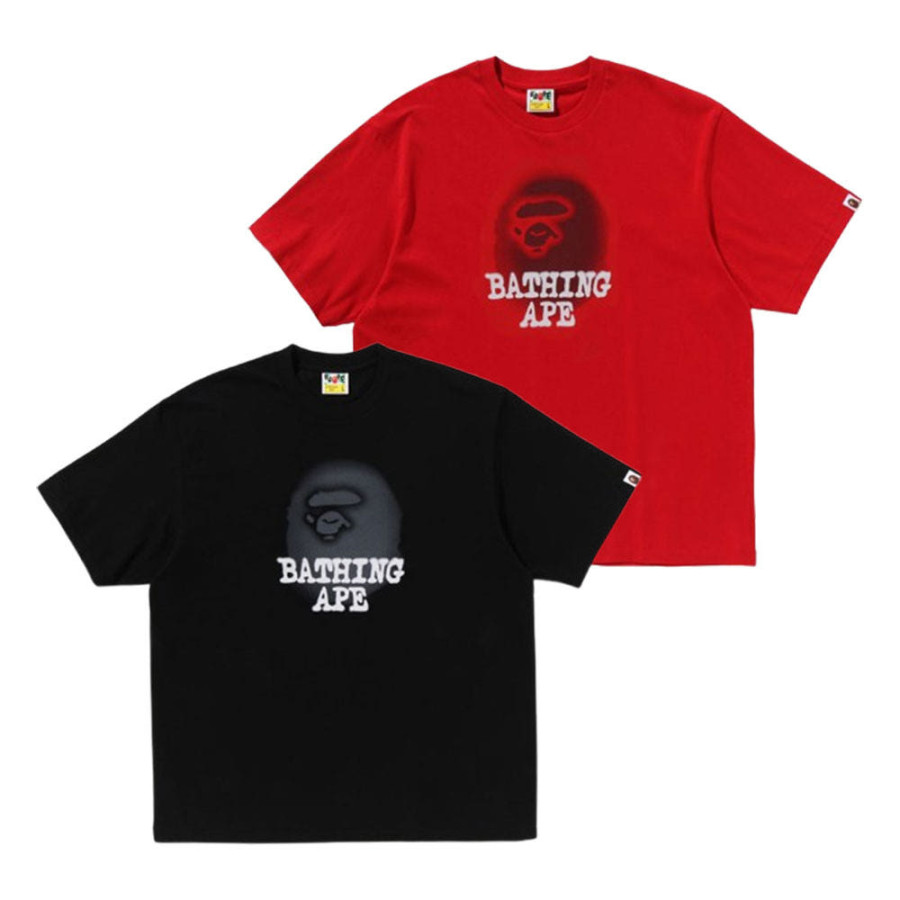 베이프 베이씽 에이프 로고 릴렉스 핏 티셔츠 2컬러 1L80110303