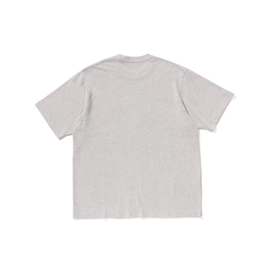 베이프 라인스톤 콜리지 릴렉스 핏 티셔츠 2컬러 1L80109313