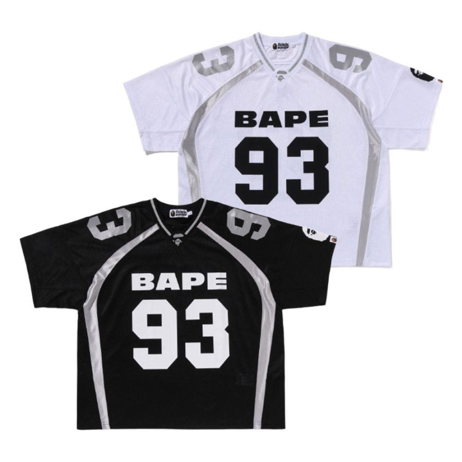 베이프 라임 카모 잭쿼드 릴렉스 핏 풋볼 저지 2컬러 1L80109312