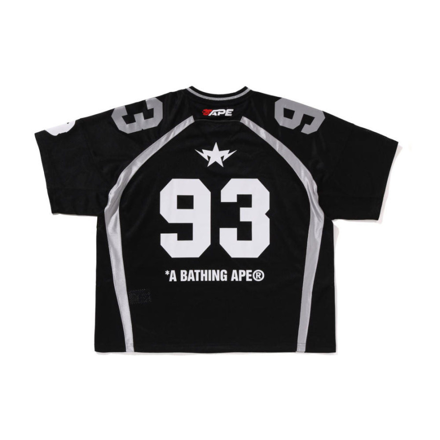 베이프 라임 카모 잭쿼드 릴렉스 핏 풋볼 저지 2컬러 1L80109312