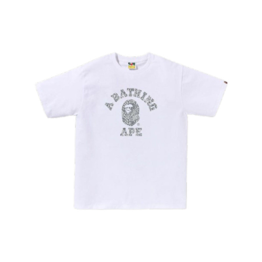 베이프 와일드 레오파드 패턴 콜리지 티셔츠 6컬러 1L80110039