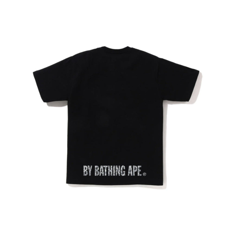 베이프 와일드 레오파드 패턴 에이프 페이스 스타 티셔츠 3컬러 1L80110042