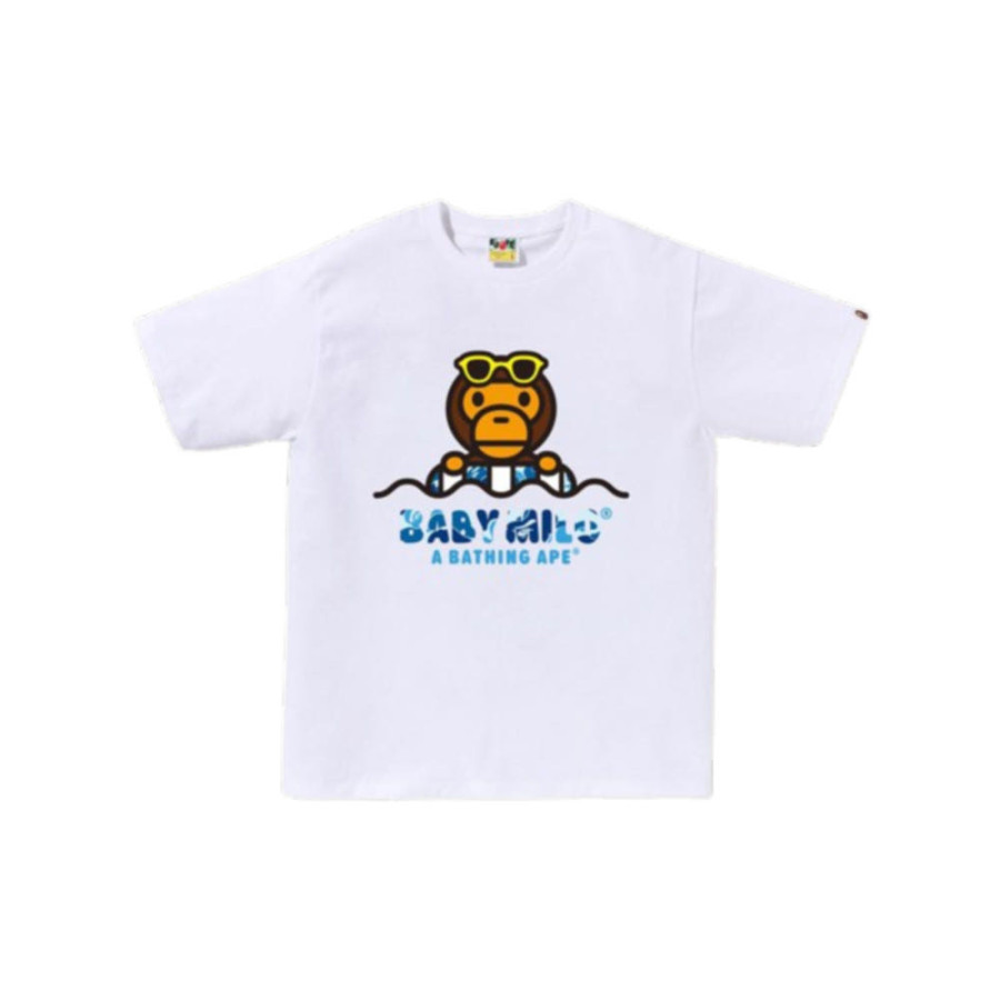 베이프 ABC 카모 베이비 마일로 플롯 썸머 반팔티 2컬러 2L72110010