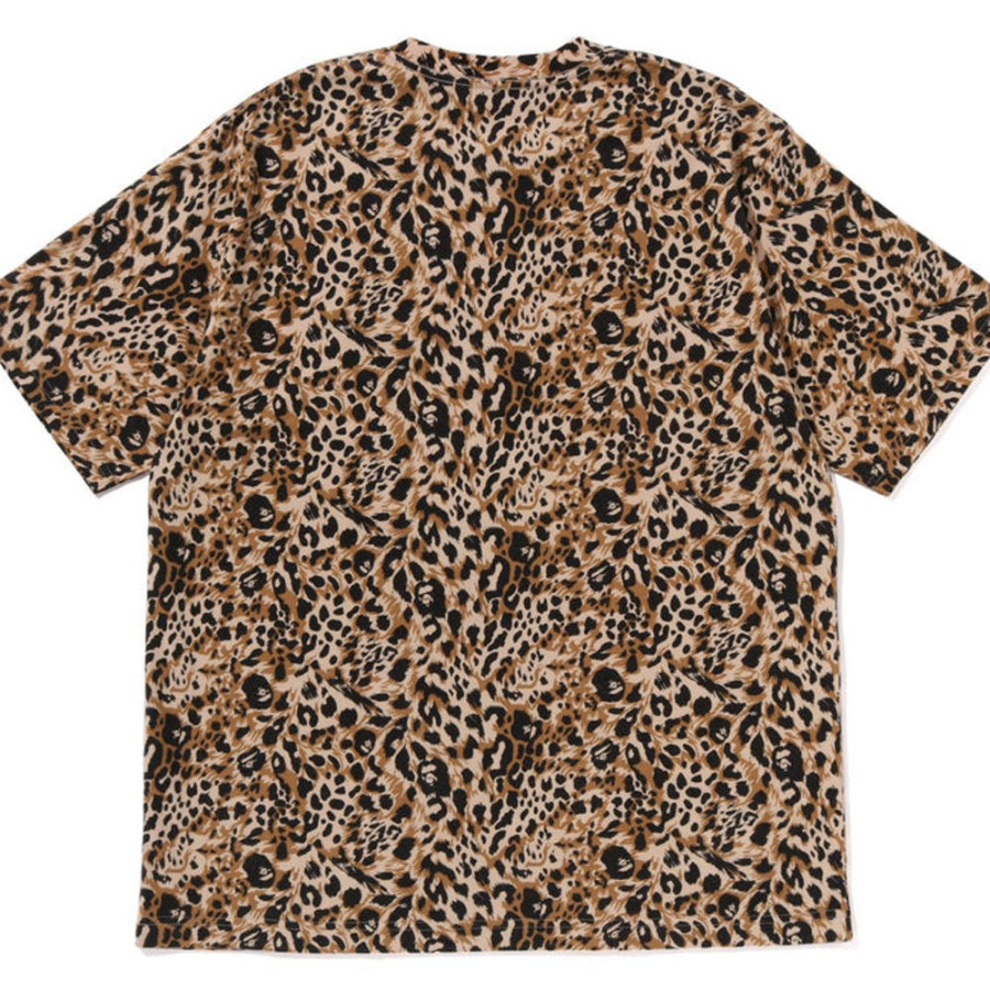 베이프 와일드 레오파드 패턴 칼리지 릴렉스핏 티셔츠 3컬러 1L80109004