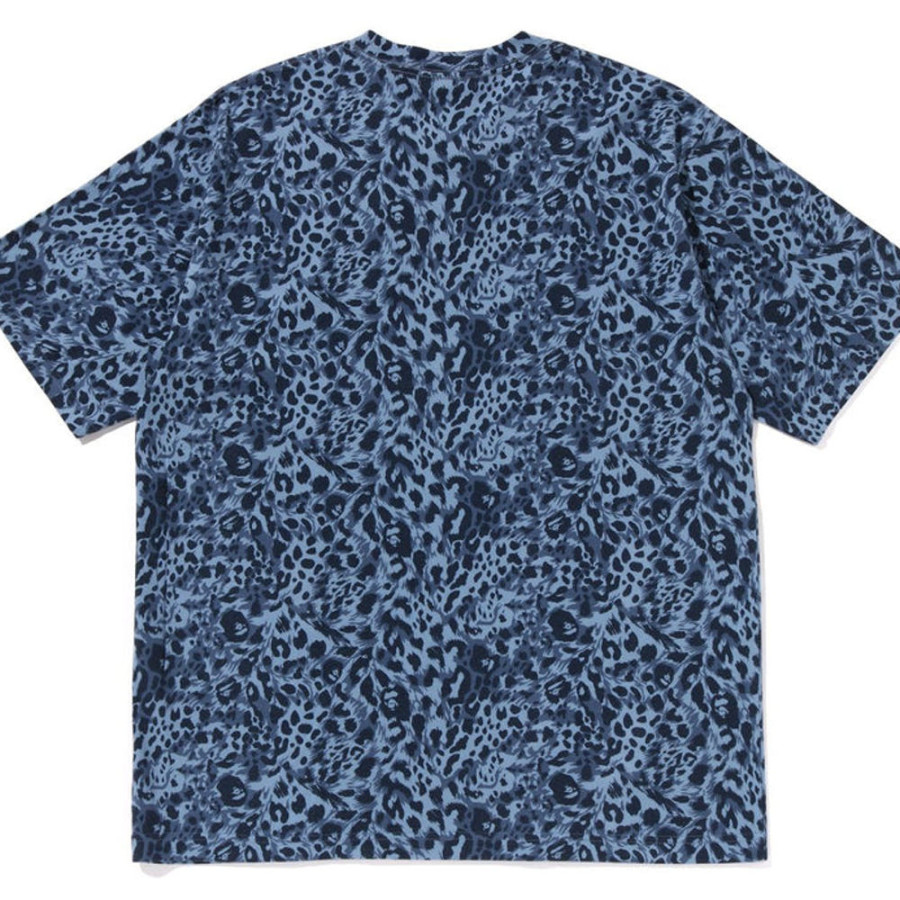 베이프 와일드 레오파드 패턴 칼리지 릴렉스핏 티셔츠 3컬러 1L80109004