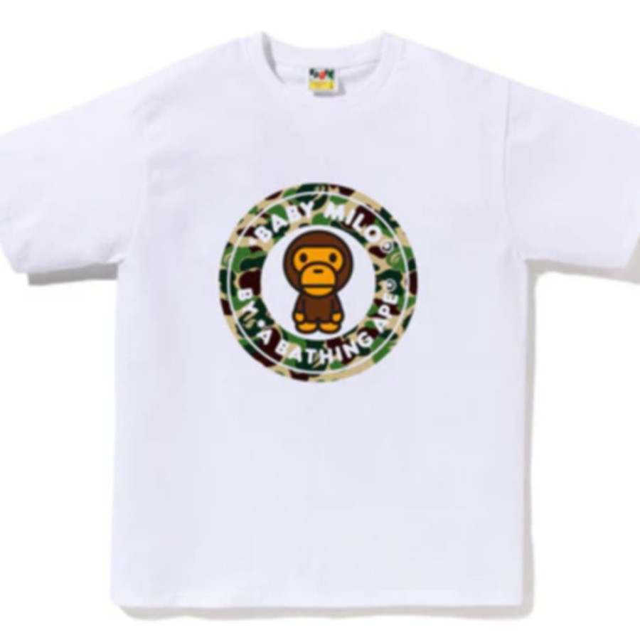 베이프 ABC 카모 마일로 비지 워크 티셔츠 6컬러 2L80110003