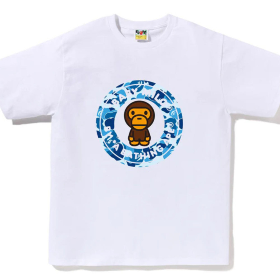 베이프 ABC 카모 마일로 비지 워크 티셔츠 6컬러 2L80110003