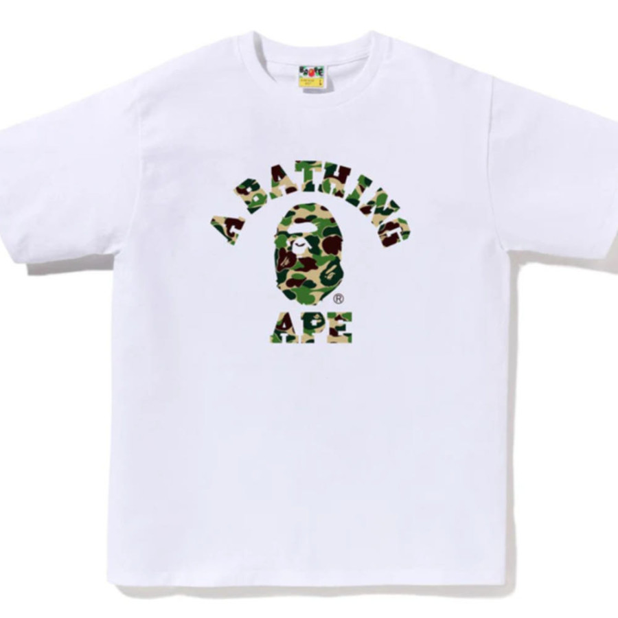 베이프 ABC 카모 칼리지 티셔츠 6컬러 1L80110005