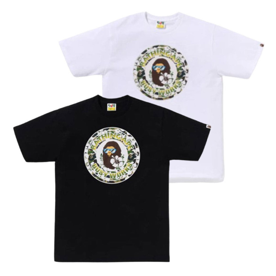 베이프 ABC 리조트 카모 비지 워크 티셔츠 2컬러 1L70110002