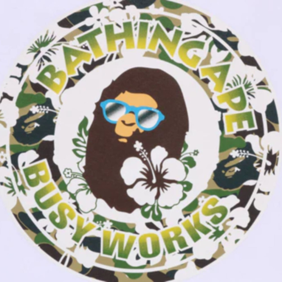 베이프 ABC 리조트 카모 비지 워크 티셔츠 2컬러 1L70110002