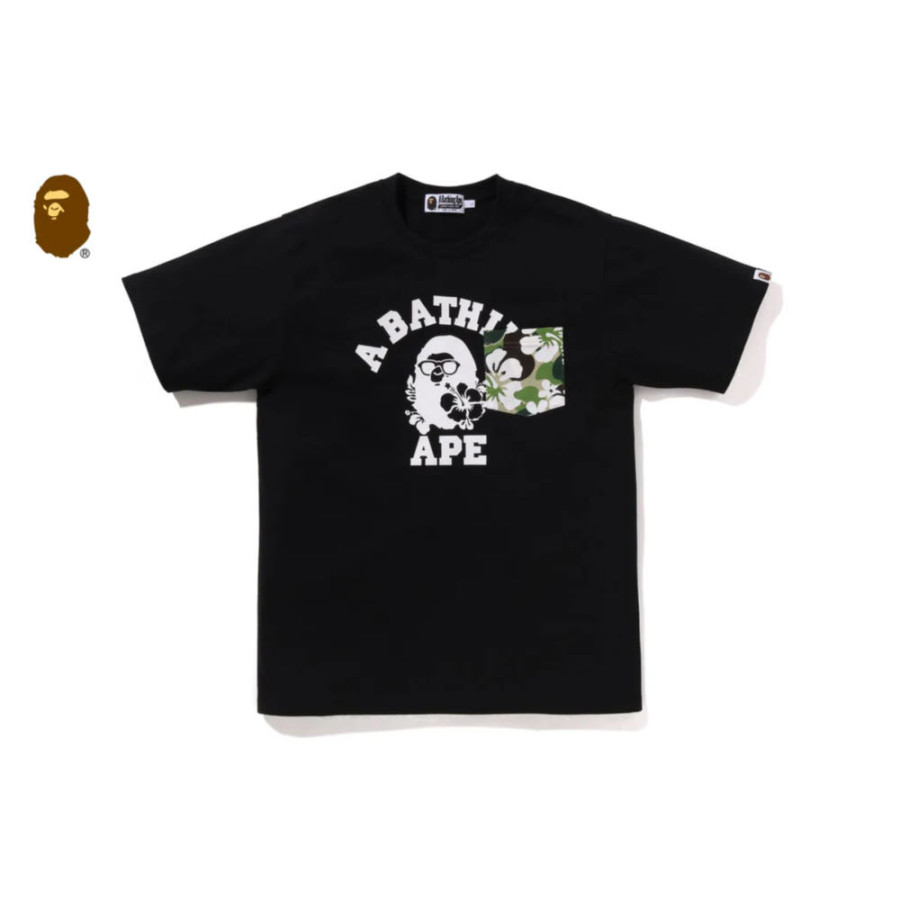 베이프 ABC 리조트 카모 포켓 컬리지 반팔티 2컬러 1L70109003