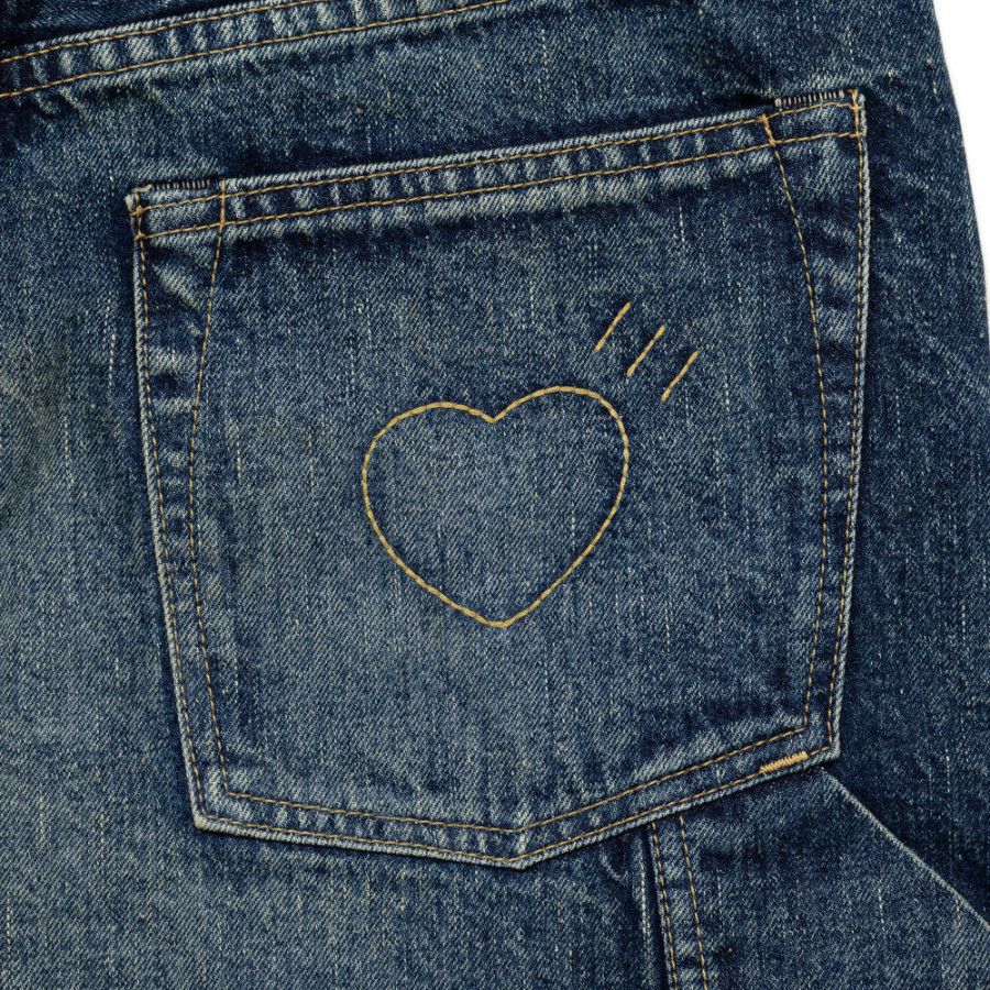 휴먼메이드 스트레이트 데님 팬츠 퓨처 인디고 HM30PT002