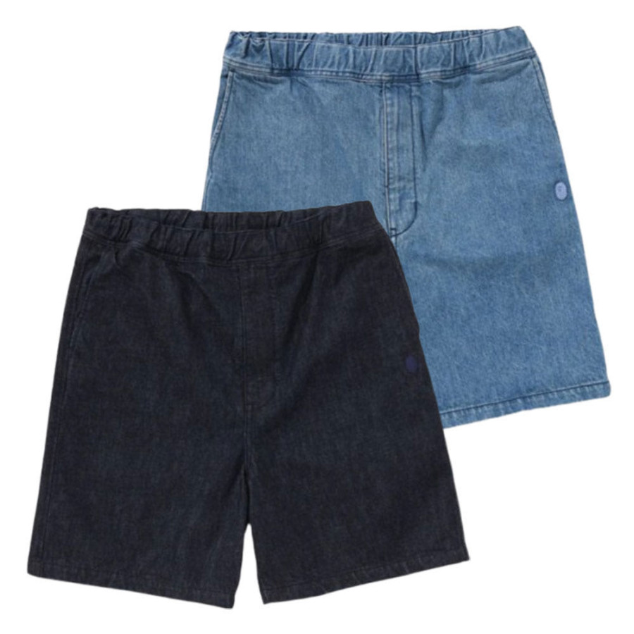 베이프 원포인트 릴렉스핏 13OZ 데님 숏 팬츠 2컬러 1L30151305