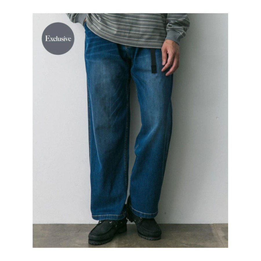 그라미치 X 어반리서치도어 URBAN RESEARCH DOORS 별주 마운틴 와이드 데님 팬츠 4컬러 DMA4-GMP5-S2078