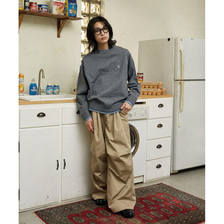 U.S. POLOASSN. 유에스폴로에센 별주 페이크 레이어드 니트 3컬러 3130291600008