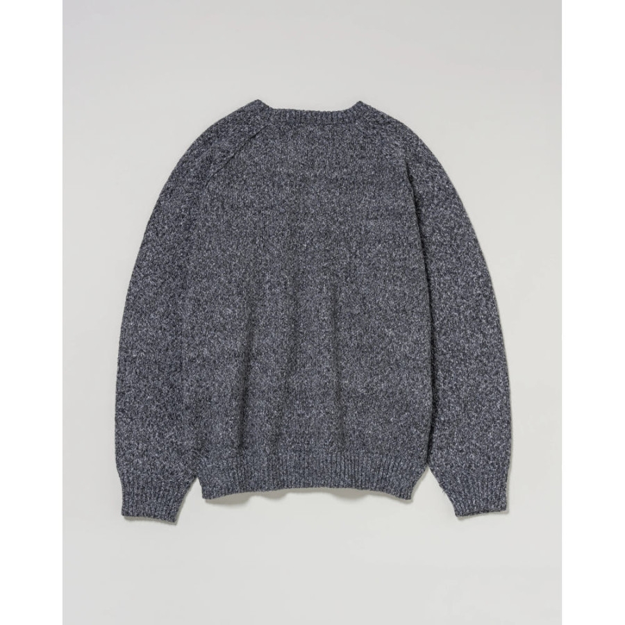 U.S. POLO ASSN. 유에스폴로에센 크루 라글란 니트 더블 호스맨 자수 6컬러 PLM53404