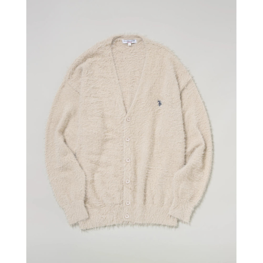 U.S. POLO ASSN. 유에스폴로에센 페더 가디건 더블 호스맨 자수 5컬러 PLM53401