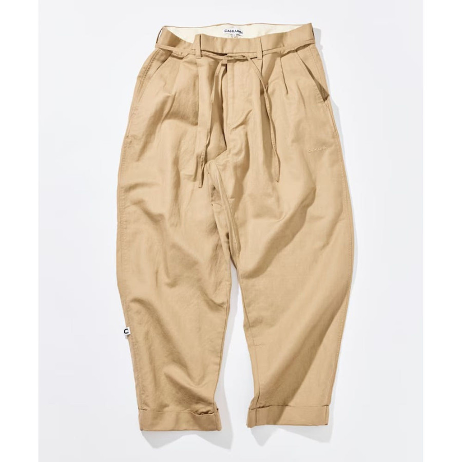 프릭스스토어 카우람 코튼 린넨 투턱 치노 팬츠 2컬러 1043390900088