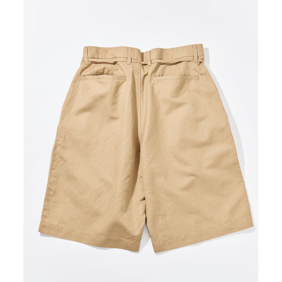 프릭스스토어 카우람 코튼 린넨 투턱 치노 쇼츠 팬츠 2컬러 1044390900018