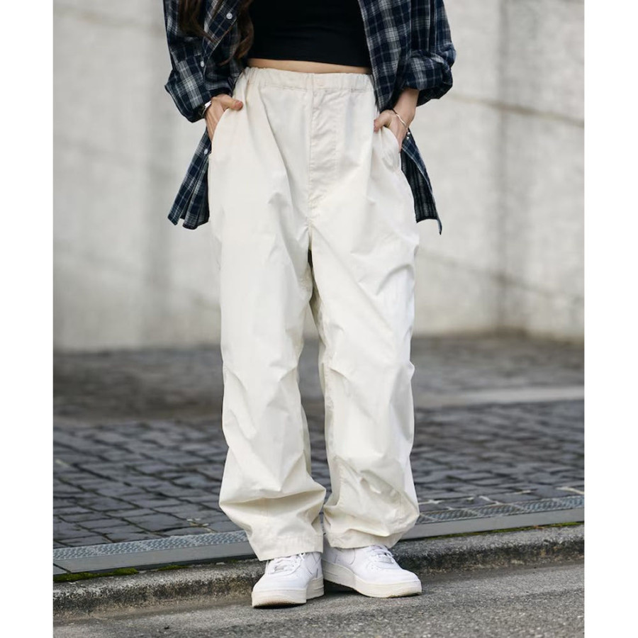 프릭스스토어 퀵 드라이 패브릭 와이드 실루엣 폴리립크로스 밀리터리 서커스 팬츠 4컬러 1243248900603