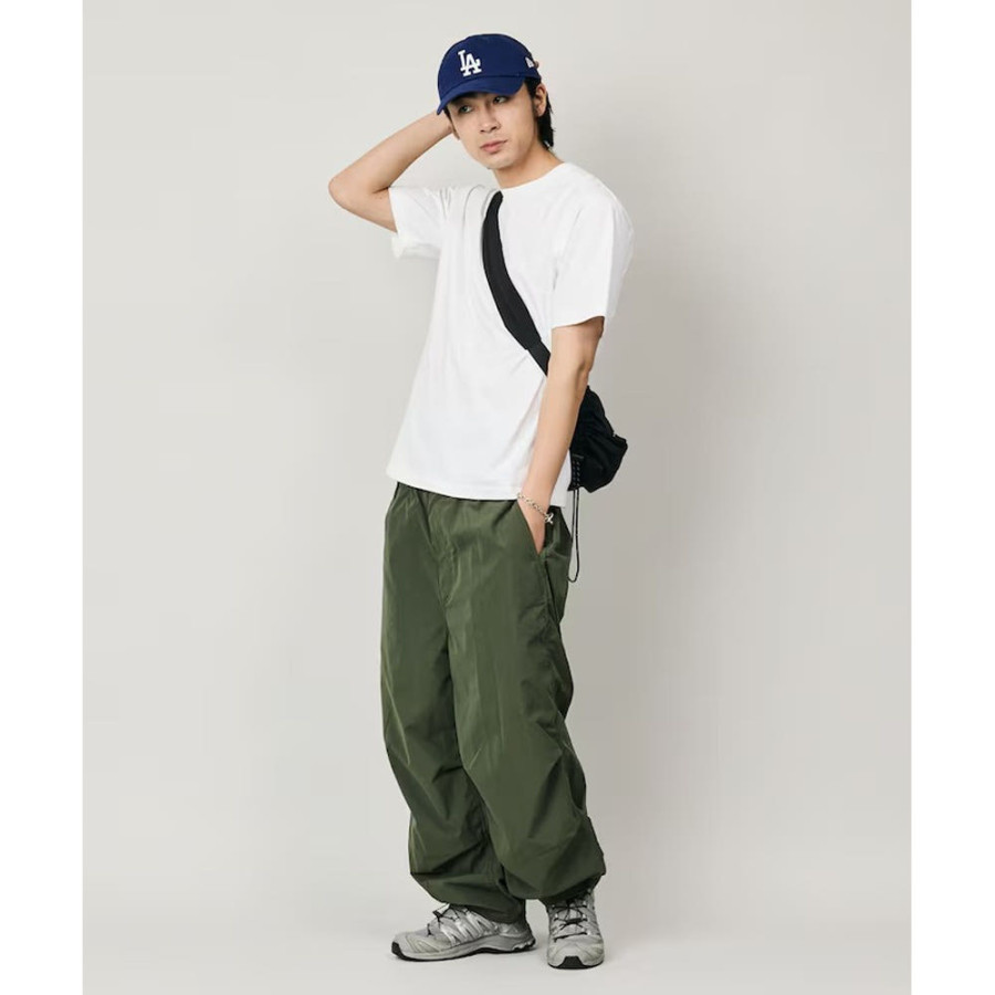프릭스스토어 퀵 드라이 패브릭 와이드 실루엣 폴리립크로스 밀리터리 서커스 팬츠 4컬러 1243248900603