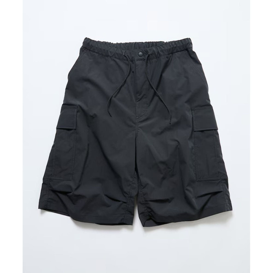 프릭스스토어 퀵 드라이 패브릭 와이드 실루엣 폴리립크로스 숏 카고 팬츠 4컬러 1244248900264