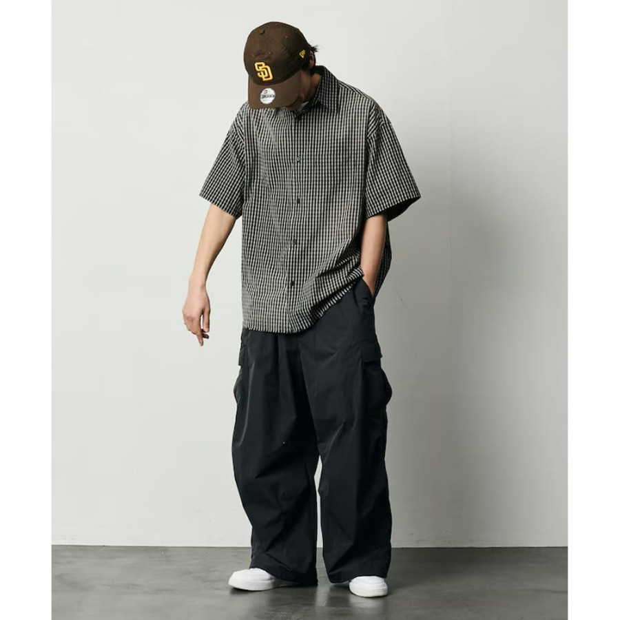 프릭스스토어 퀵 드라이 패브릭 와이드 실루엣 폴리립크로스 카고 팬츠 4컬러 1243248900604