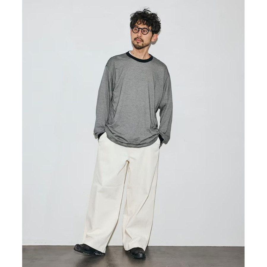 프릭스스토어 힌슨 별주 샴브레이 릴랙스핏 이지 팬츠 2컬러 1043233600054