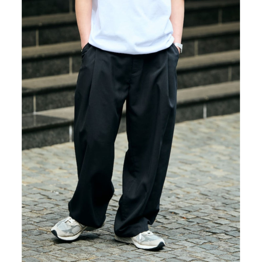 프릭스스토어 에어라이드 와이드 실루엣 포켓터블 턱 슬랙스 팬츠 4컬러 1243248900602