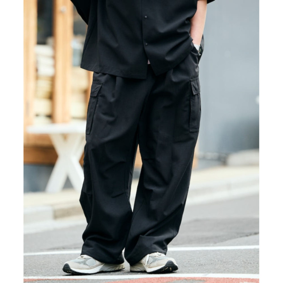 프릭스스토어 에어라이드 와이드 실루엣 포켓터블 이지 카고 팬츠 3컬러 1241248900173