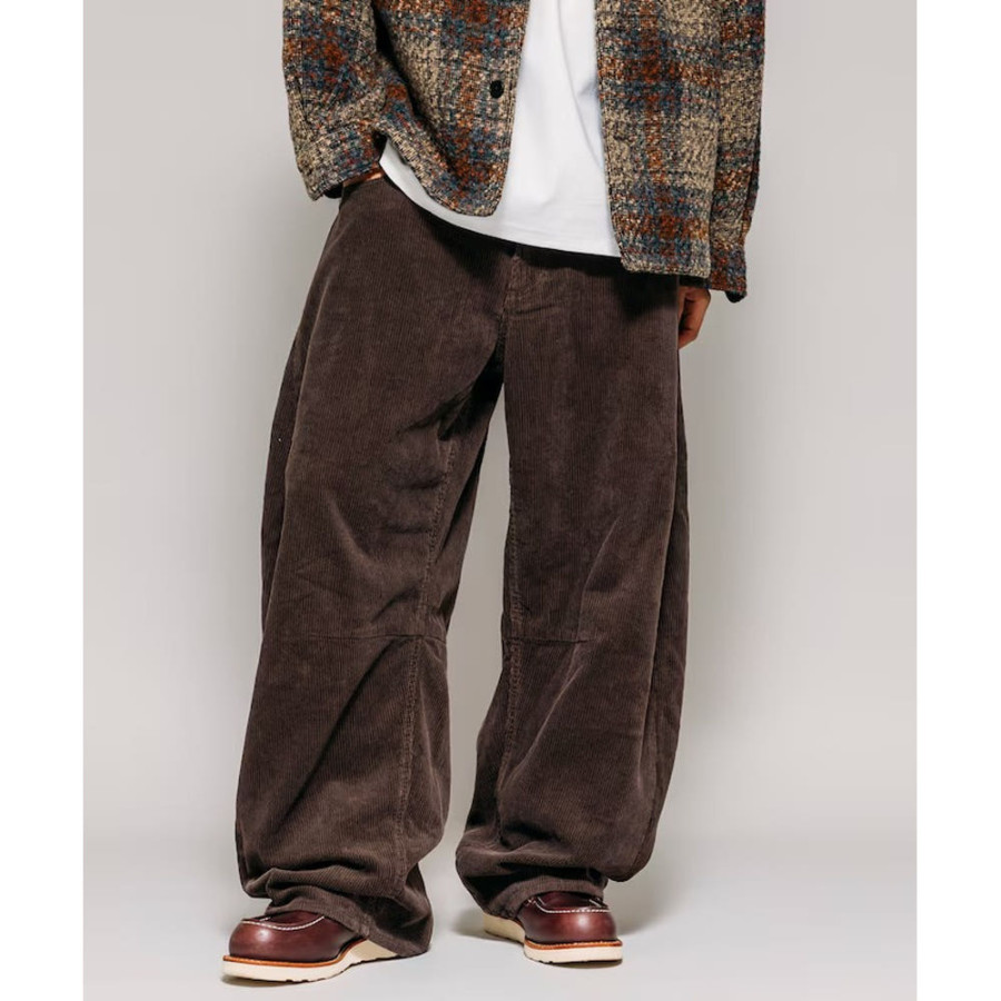 프릭스스토어 와이드 실루엣 원워시 커브 코듀로이팬츠 4컬러 1043248901205